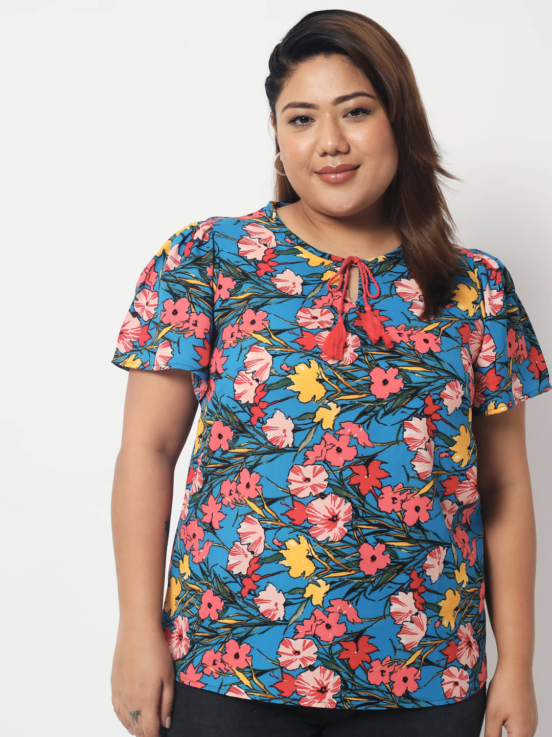 AUSTIVO Women's Viscose Regular Top Pink