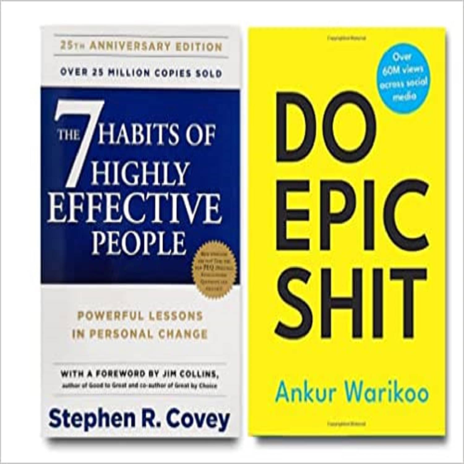     			(Combo of 2 Books ) The 7 habit of highly effective & do epic shit ( paperback )