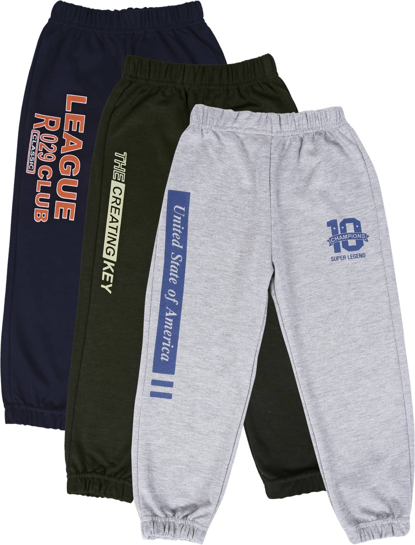 Cremlin Clothing Pack of 1 Boys Cotton Blend Trackpant ( Multi ) - Track Pants | Buy online on ZillyBuy