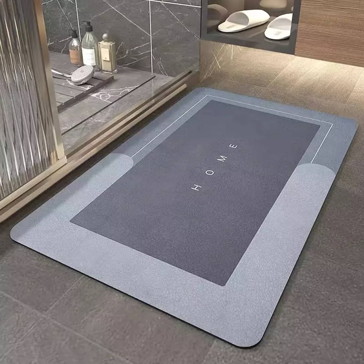 GEEO Anti-skid Rubber Bath Mat 40x60 cm ( Pack of 1 ) - Assorted Colors GEEO Anti-skid Rubber Bath Mat 40x60 cm ( Pack of 1 ) - Assorted Colors