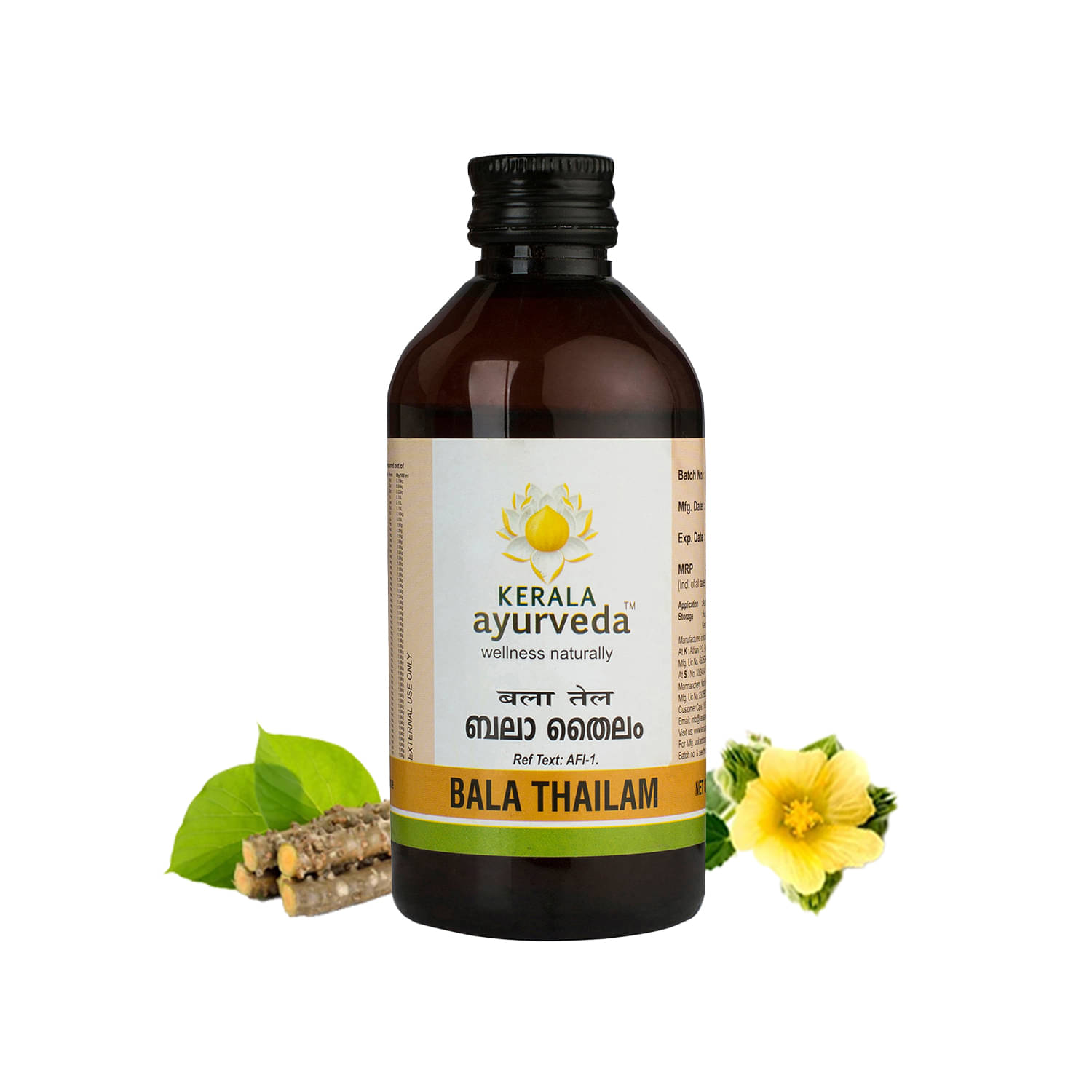     			Kerala Ayurveda Bala Thailam 200Ml, Muscle And Bone Strengthening Abhyanga Oil, Age Related Joint Issues, For Healthy Joints & Muscles