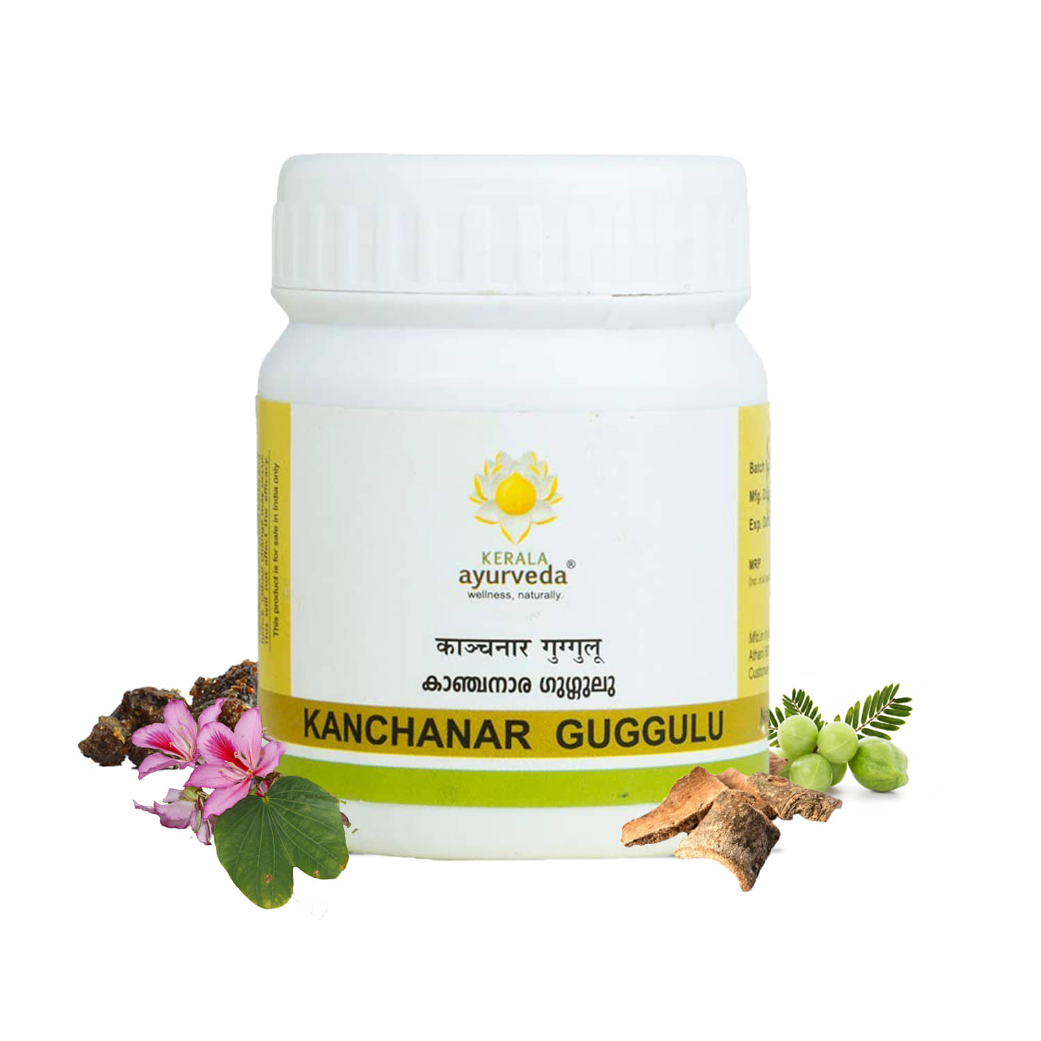 Kerala Ayurveda Kanchanar Guggulu 60 Tablets, Combats Hypothyroidism, Boost T3 And T4 Production,Advanced Thyroid Health,Better Hormonal Health