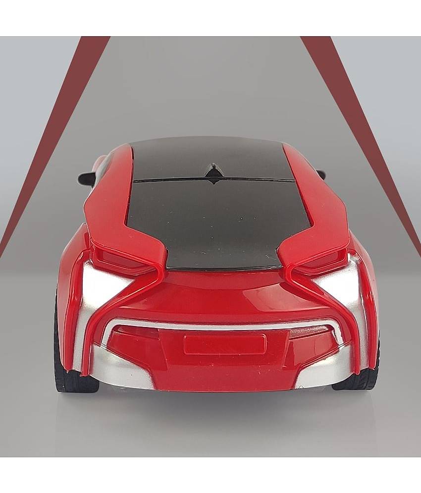 NHR - Red Plastic Car ( Pack of 1 )