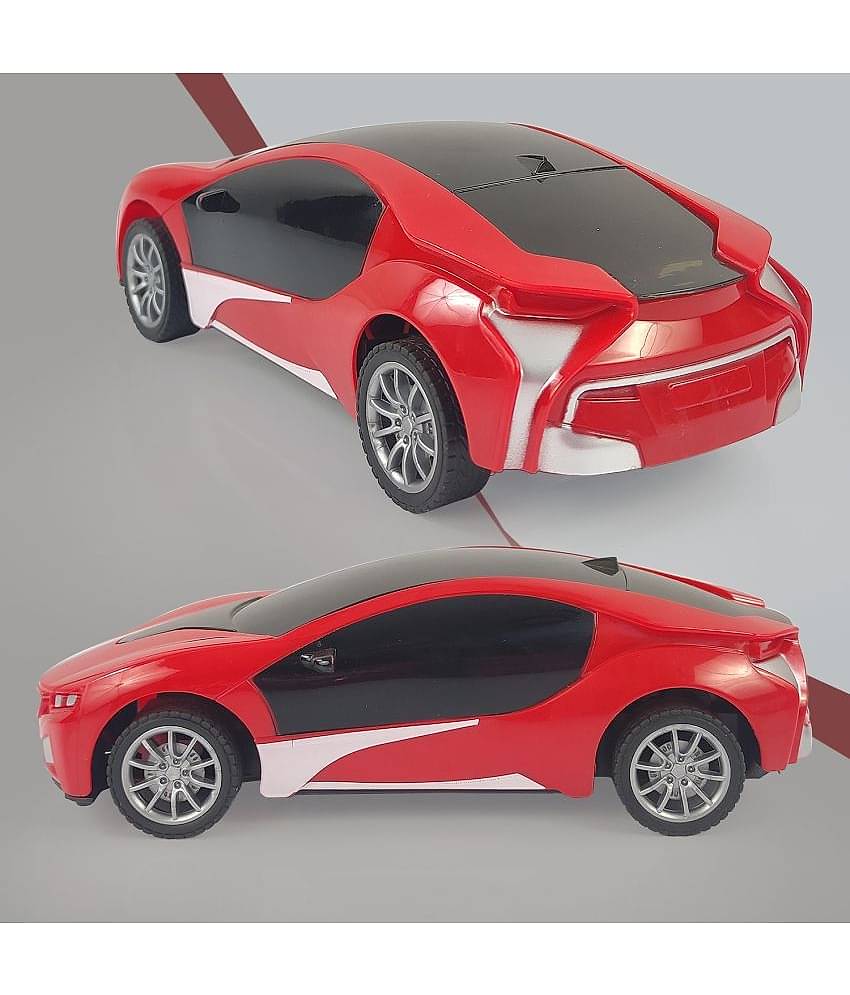 NHR - Red Plastic Car ( Pack of 1 )