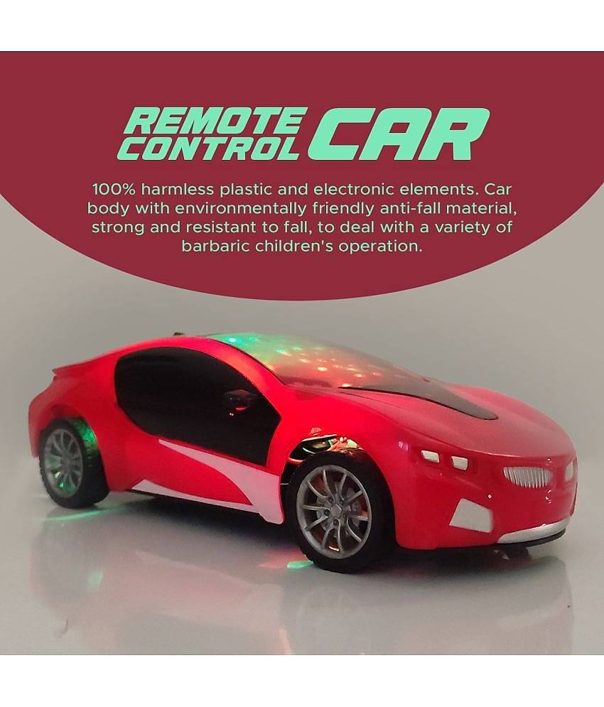 NHR - Red Plastic Car ( Pack of 1 )