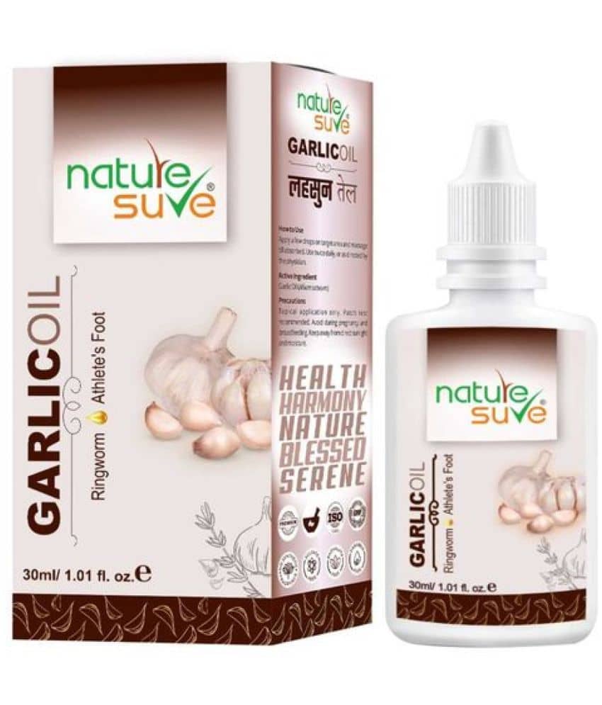 Nature Sure Garlic Oil for Ringworm and Athlete's Foot in Men & Women - 1 Pack (30ml)