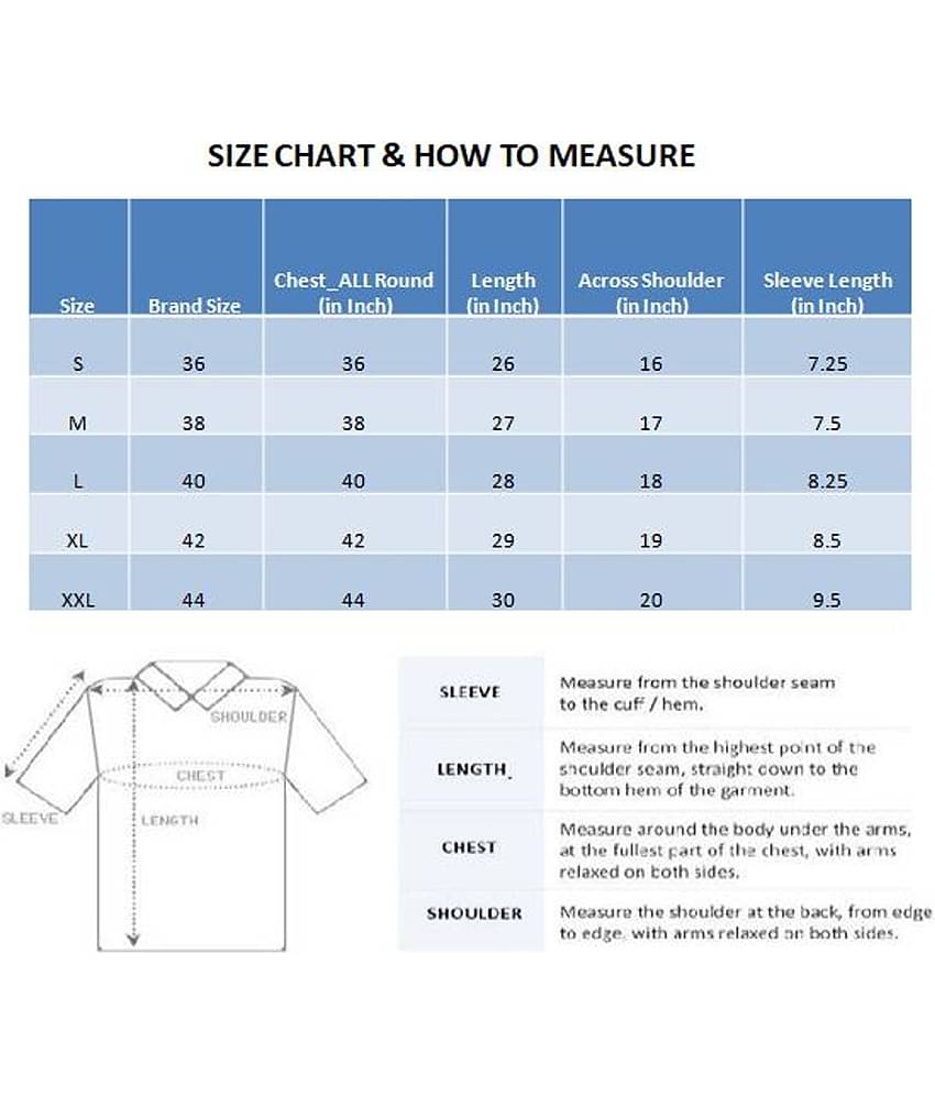 SKYRISE - Blue Cotton Blend Slim Fit Men's Polo T Shirt ( Pack of 1 )