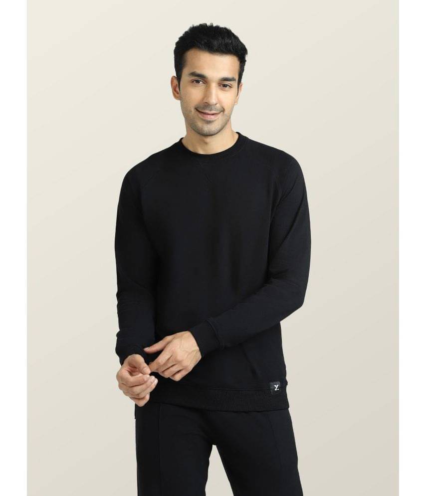 XYXX - Black Cotton Blend Regular Fit Men's Sweatshirt ( Pack of 1 ) XYXX - Black Cotton Blend Regular Fit Men's Sweatshirt ( Pack of 1 )