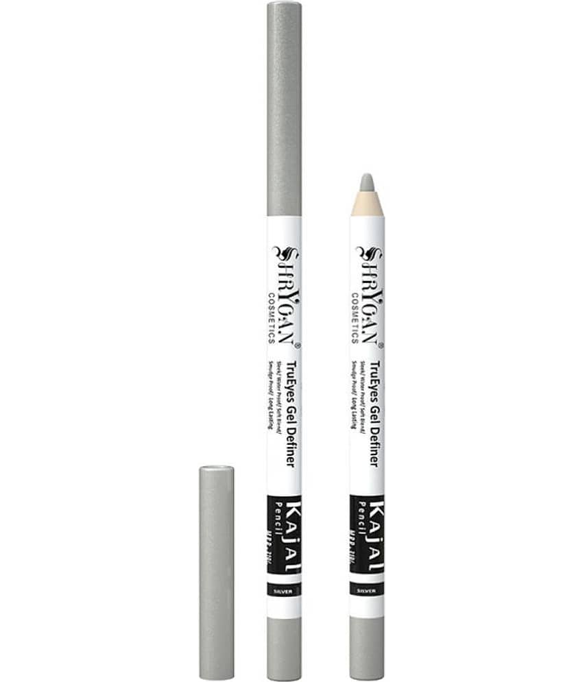 shryoan - Silver Natural Kajal 1 g Pencil ( Pack of 2 ) - Makeup - Eyes | Buy online on ZillyBuy
