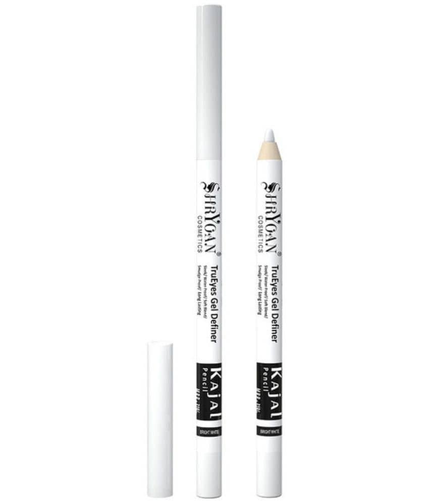 shryoan - White Natural Kajal 1 g Pencil ( Pack of 1 ) - Makeup - Eyes | Buy online on ZillyBuy
