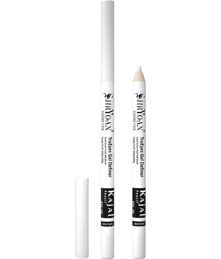 shryoan - White Natural Kajal 1 g Pencil ( Pack of 1 ) - Makeup - Eyes | Buy online on ZillyBuy