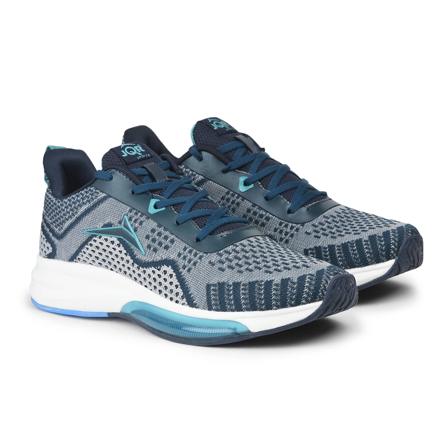     			JQR - ZIGZAG Blue Men's Sports Running Shoes