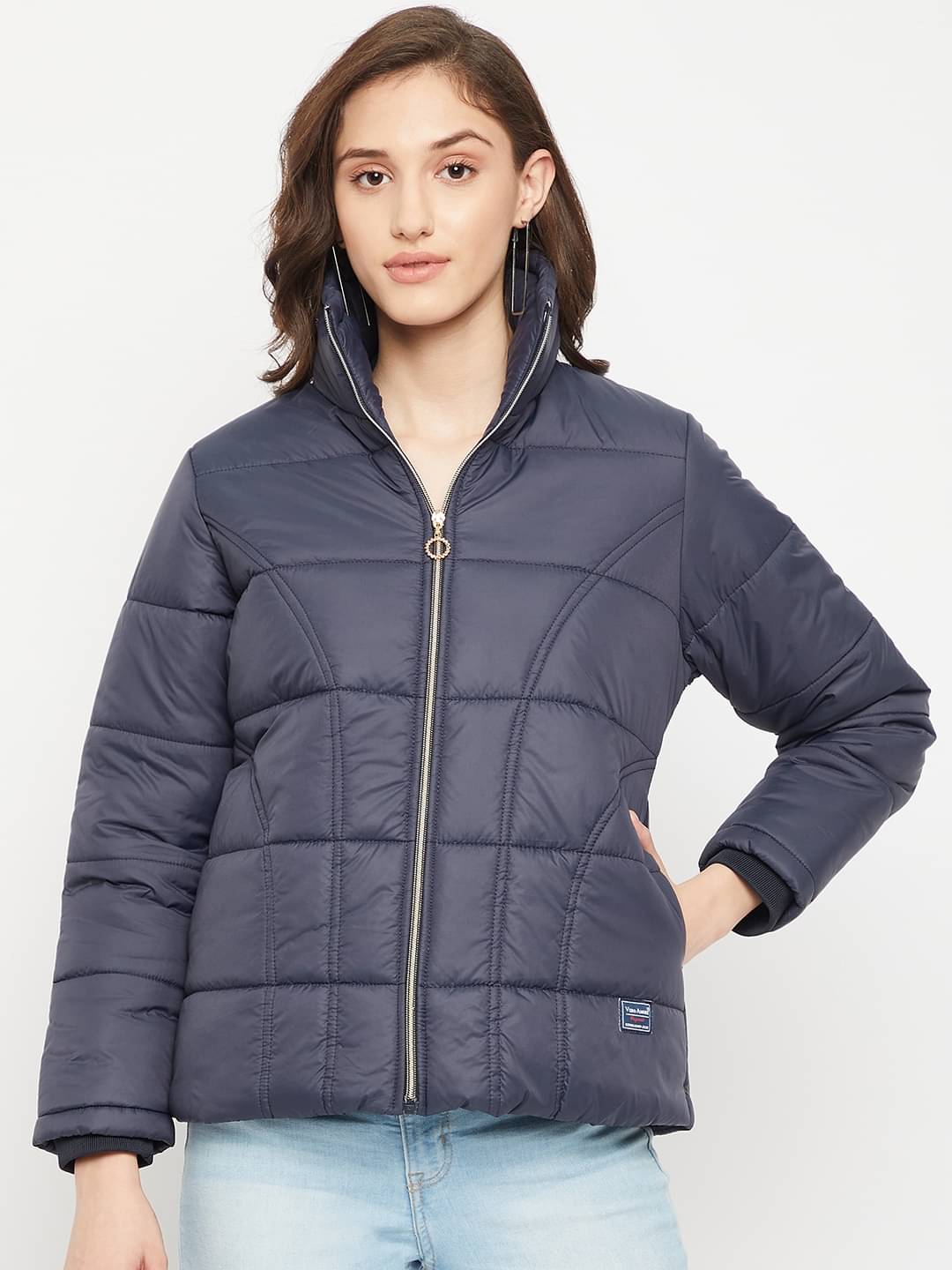 VERO AMORE Women Parka ( Navy Blue )     			VERO AMORE Women Parka ( Navy Blue )