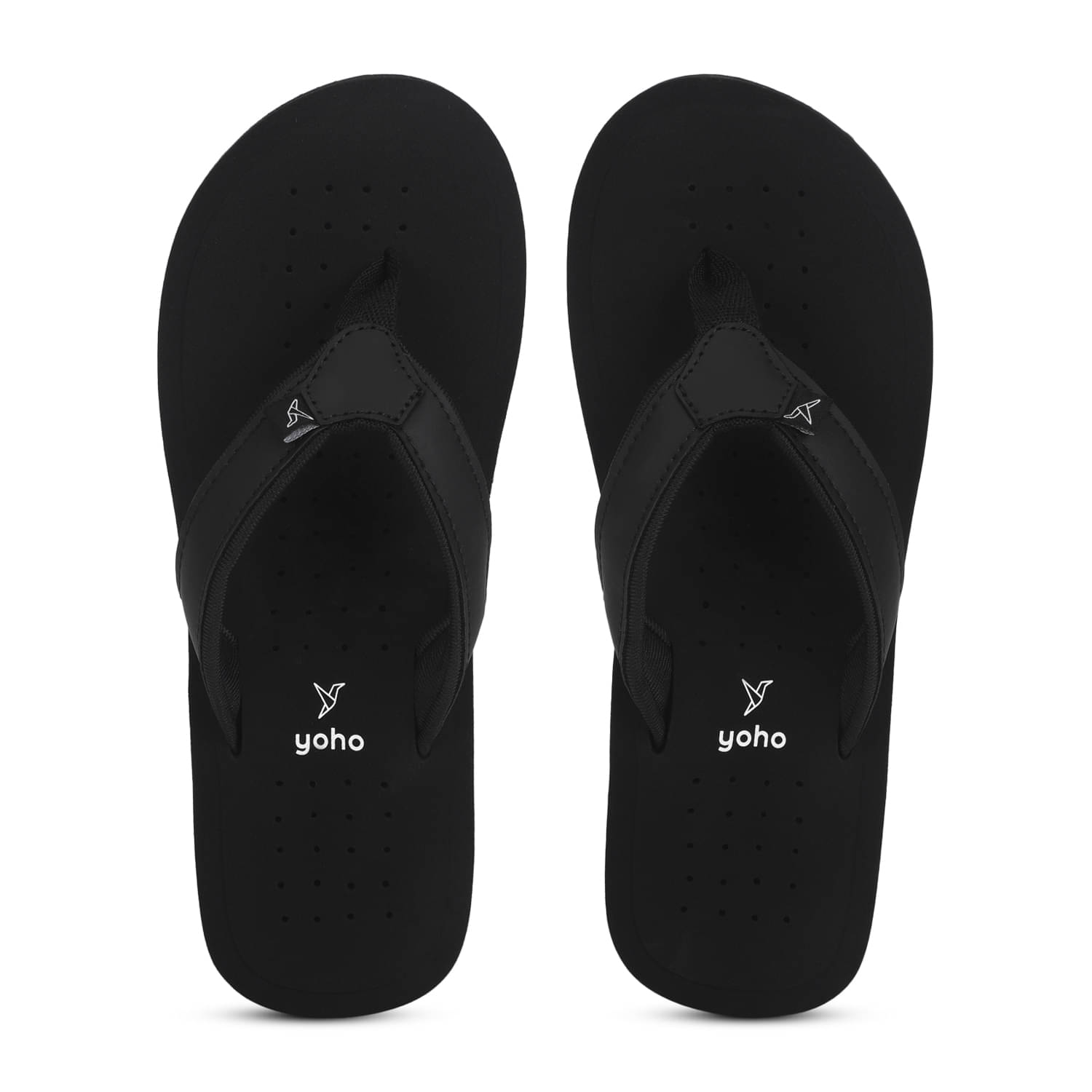     			Yoho Black Women's Thong Flip Flop