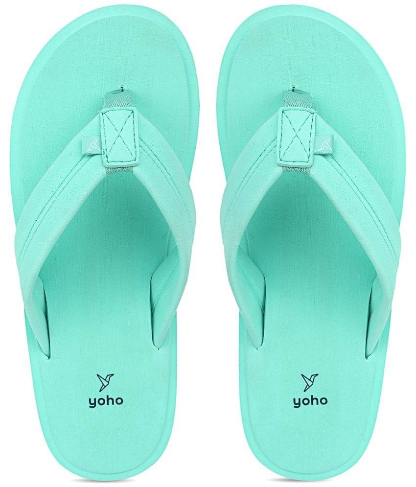     			Yoho - Green Women's Thong Flip Flop