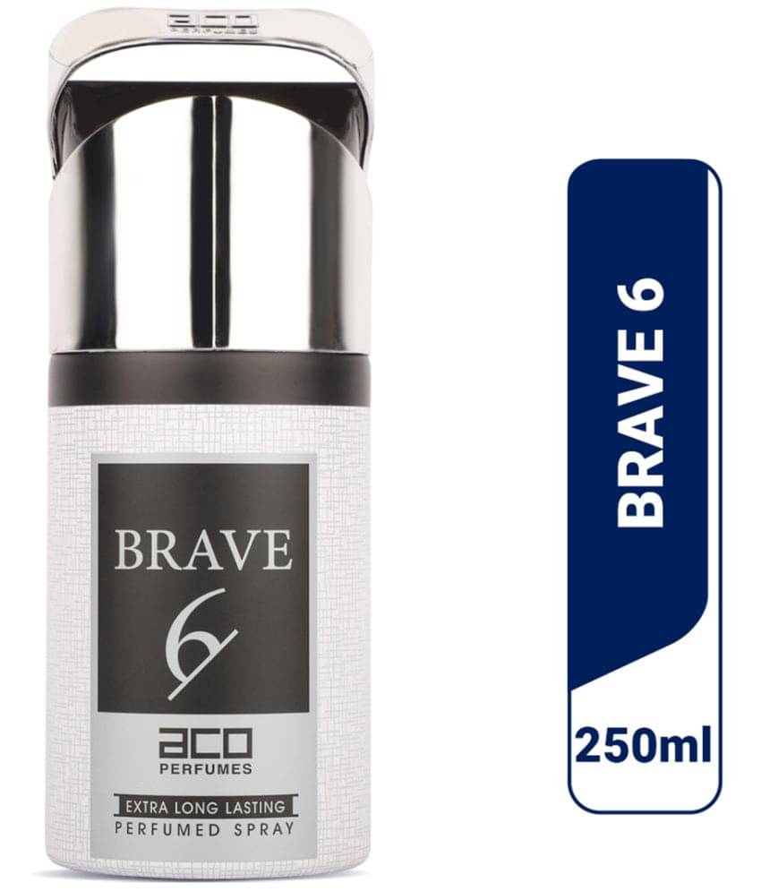     			aco perfumes - Brave6 Deodorant, Long Lasting Fragrance Perfume Body Spray for Men 250 ml ( Pack of 1 )