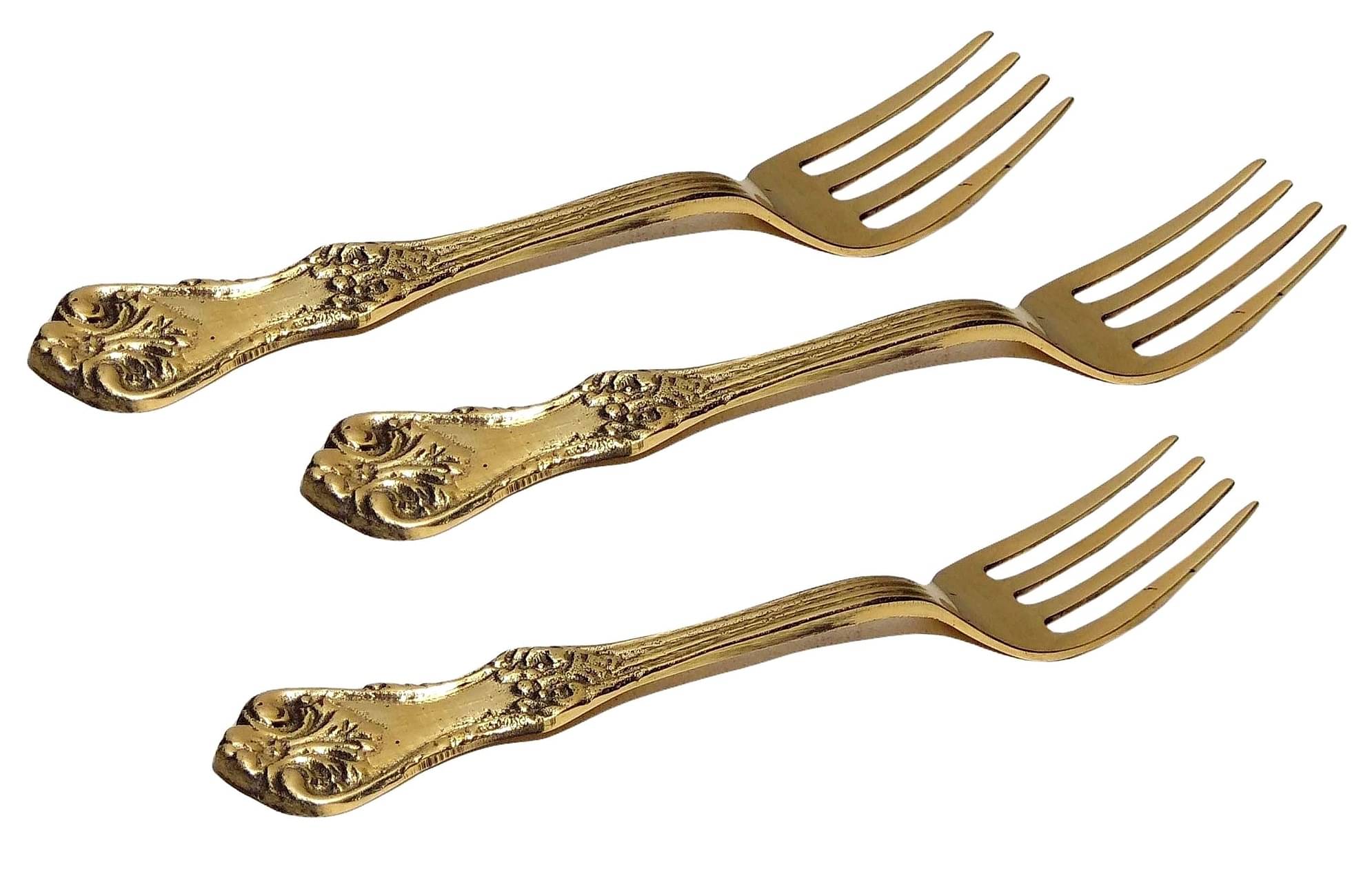     			A & H ENTERPRISES - Brass Brass Table Fork ( Pack of 3 )