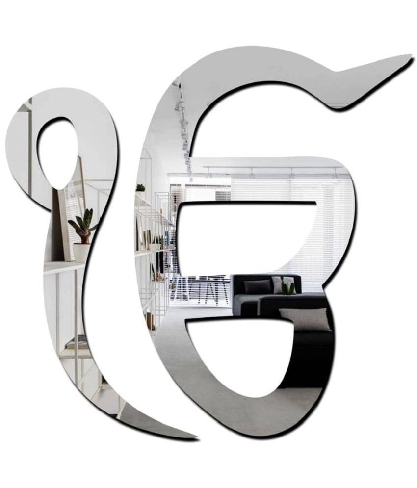 Asmi Collection Beautiful Ek Omkar Self Adhesive Acrylic Mirror Wall Sticker ( 25 x 25 cms ) Asmi Collection Beautiful Ek Omkar Self Adhesive Acrylic Mirror Wall Sticker ( 25 x 25 cms )