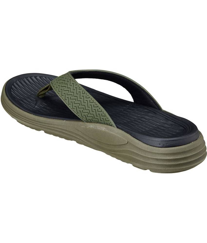 Duke - Olive Men's Thong Flip Flop