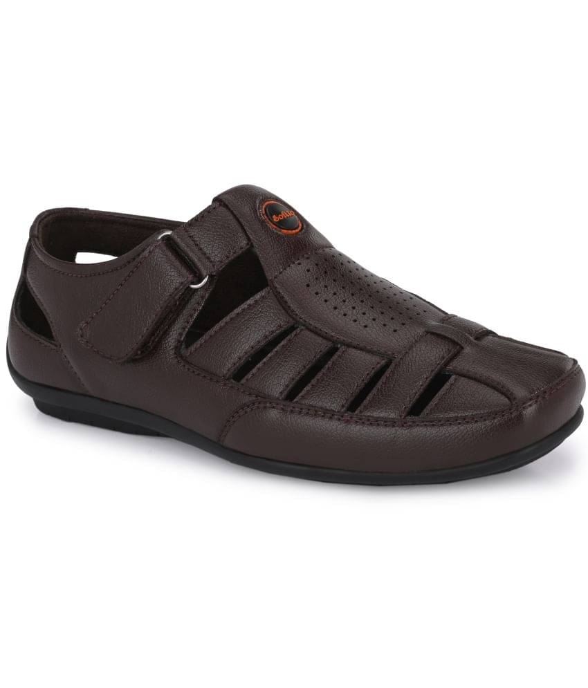 softio - Brown Men's Sandals     			softio - Brown Men's Sandals