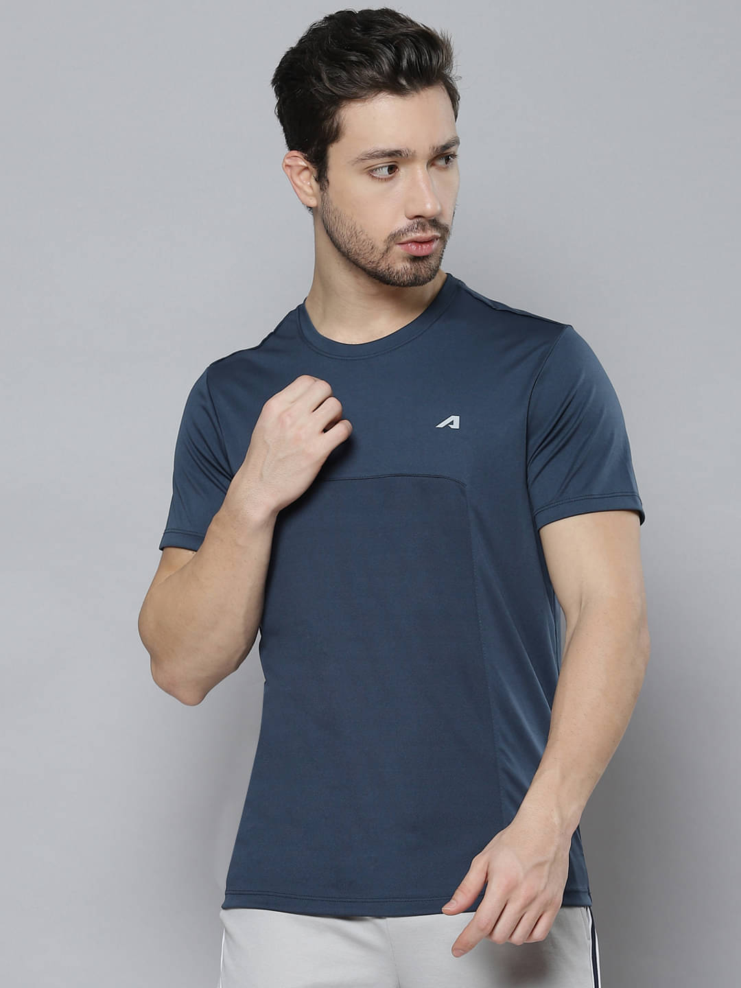 Alcis - Blue Polyester Regular Fit Men's Sports T-Shirt ( Pack of 1 ) Alcis - Blue Polyester Regular Fit Men's Sports T-Shirt ( Pack of 1 )