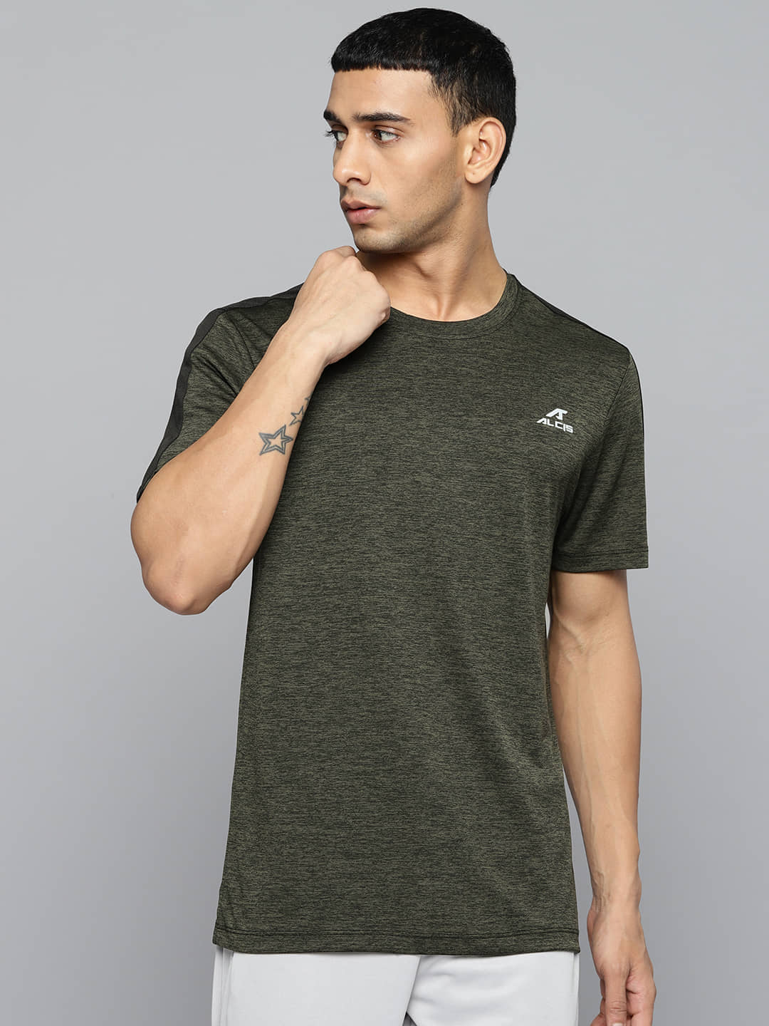 Alcis - Green Polyester Regular Fit Men's Sports T-Shirt ( Pack of 1 )