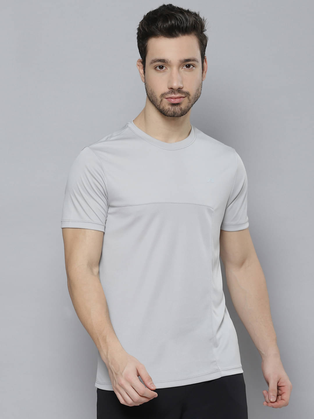    			Alcis - Grey Polyester Regular Fit Men's Sports T-Shirt ( Pack of 1 )