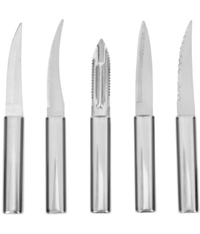     			Analog kitchenware - Silver Stainless Steel 1 ( Set of 5 )