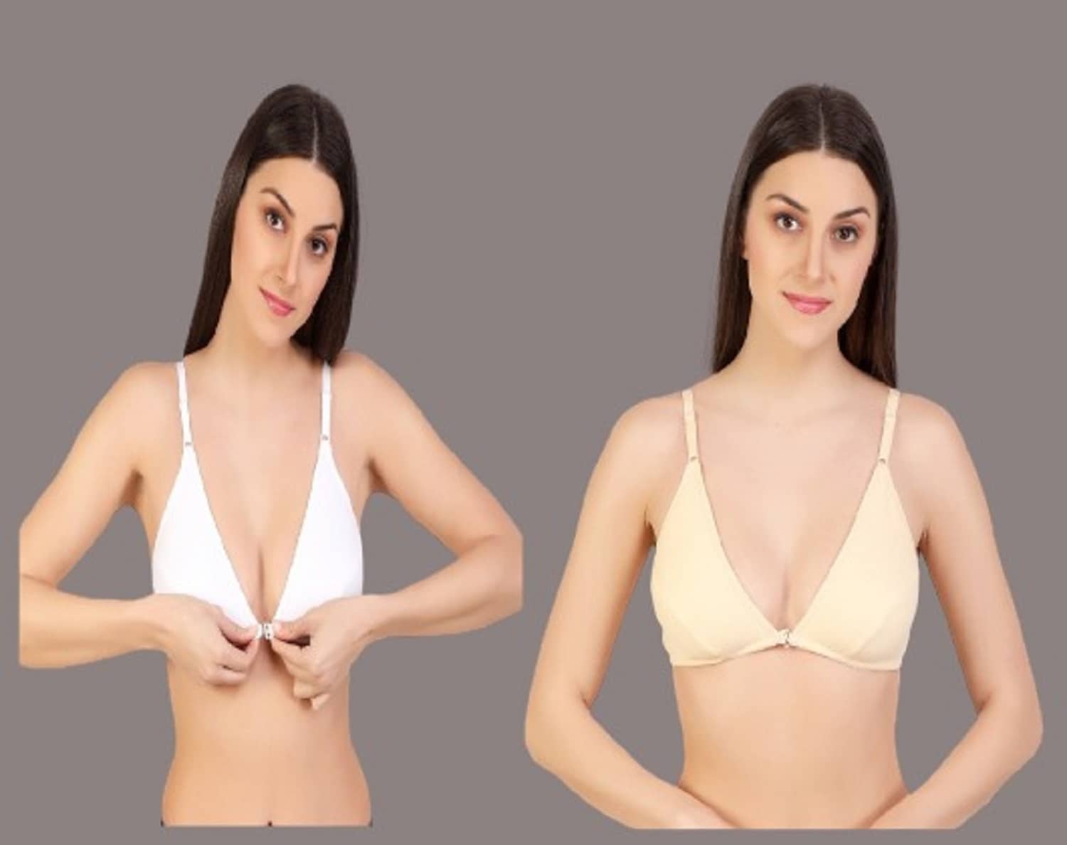 Desiprime Pack of 2 Cotton Non Padded Women's Everyday Bra ( Multicolor )