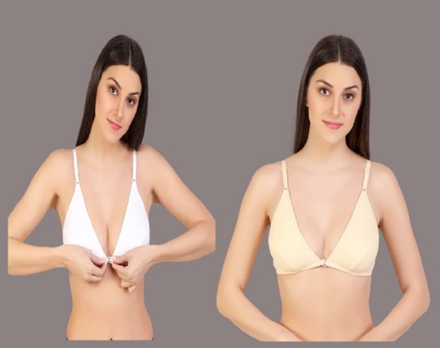     			Desiprime Pack of 2 Cotton Non Padded Women's Everyday Bra ( Multicolor )