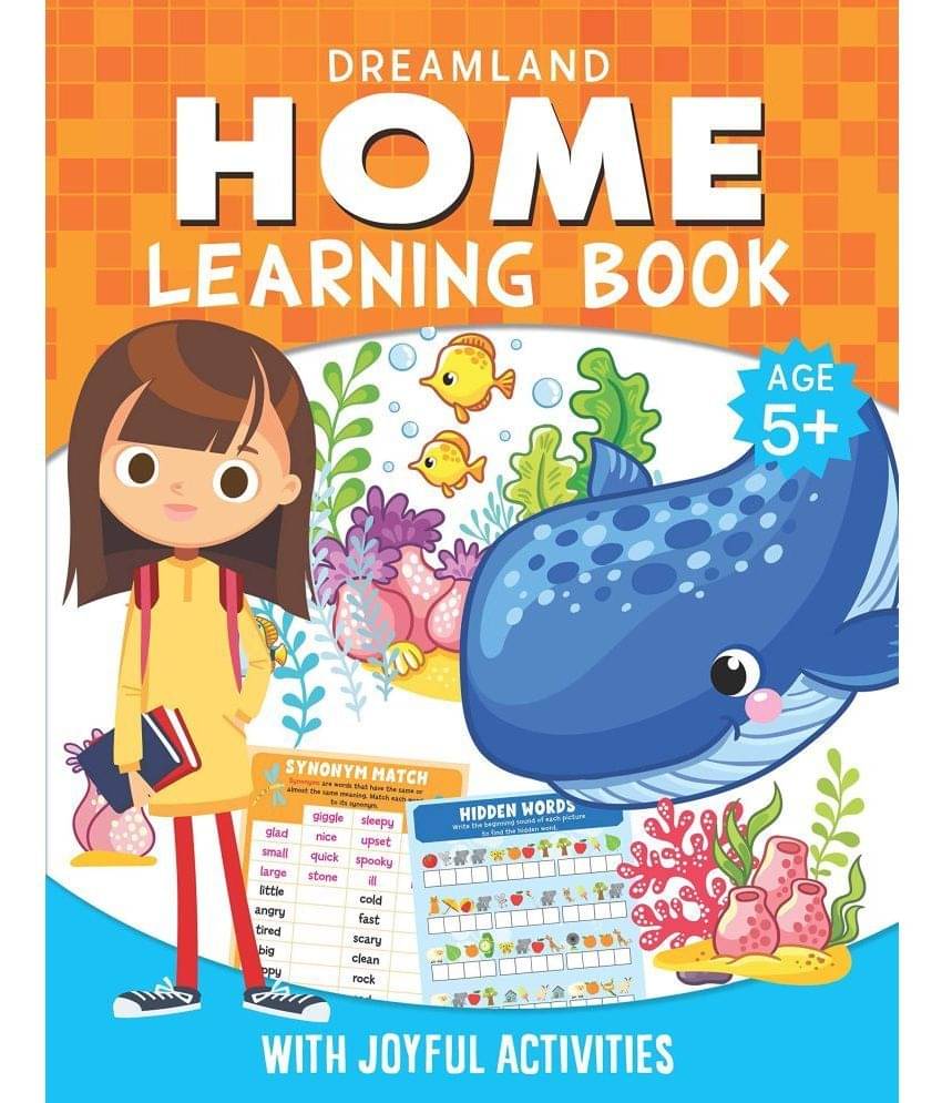     			Home Learning Book With Joyful Activities - 5+ : Interactive & Activity  Children Book by Dreamland Publications 9789389281309