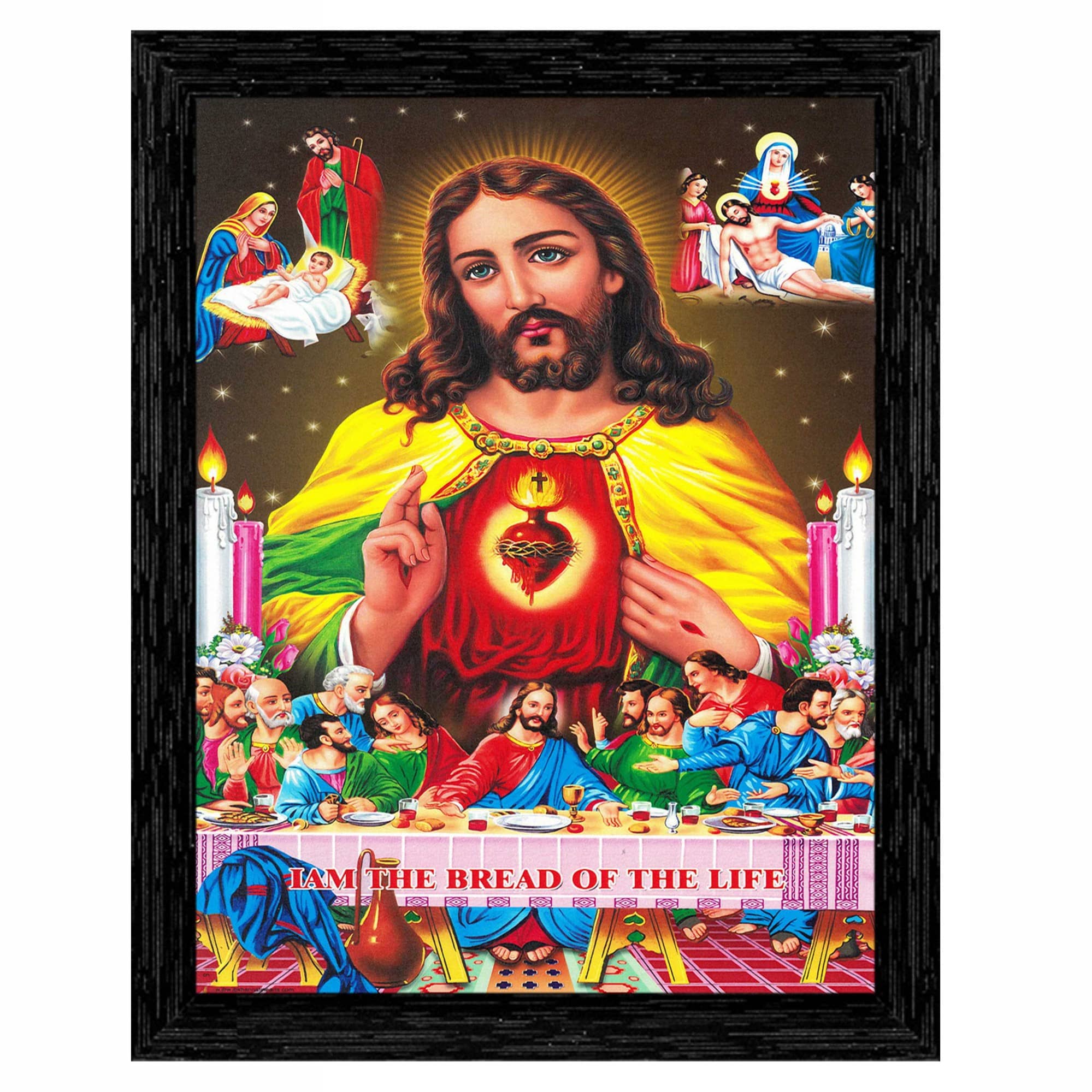 Indianara - Religious Painting With Frame