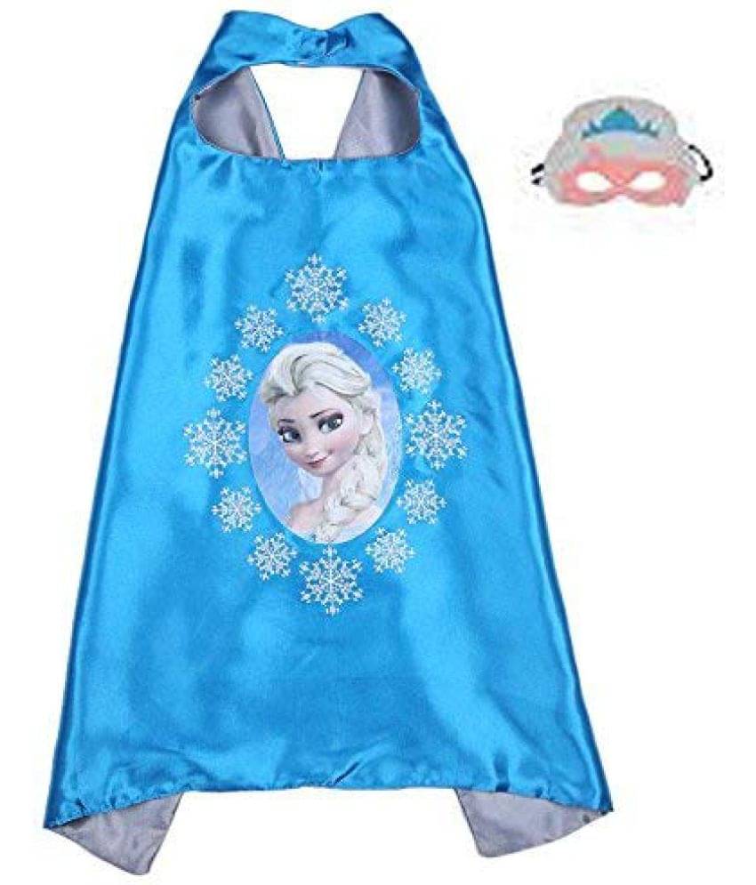 Kaku Fancy Dresses Fairy Tale Elsa Character Robe/California Costume/Halloween Costume -Blue, Freesize, for Girls Kaku Fancy Dresses Fairy Tale Elsa Character Robe/California Costume/Halloween Costume -Blue, Freesize, for Girls