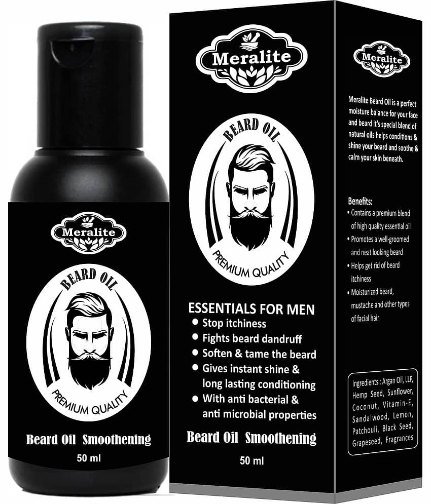 MERALITE - 50mL Promotes Beard Growth Beard Oil ( Pack of 1 ) - Beard Care and Tools | Buy online on ZillyBuy