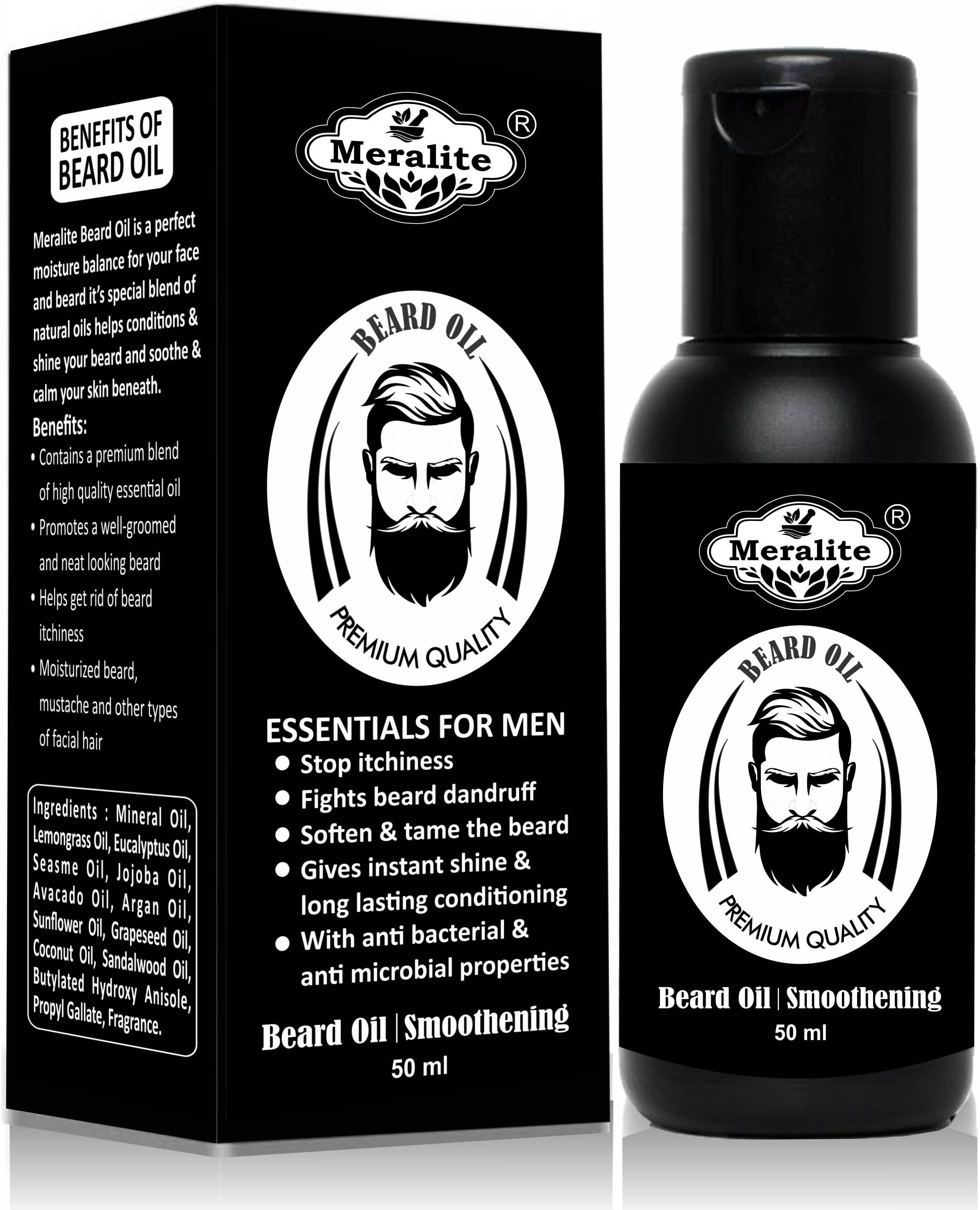 MERALITE - 50mL Promotes Beard Growth Beard Oil ( Pack of 1 ) MERALITE - 50mL Promotes Beard Growth Beard Oil ( Pack of 1 )