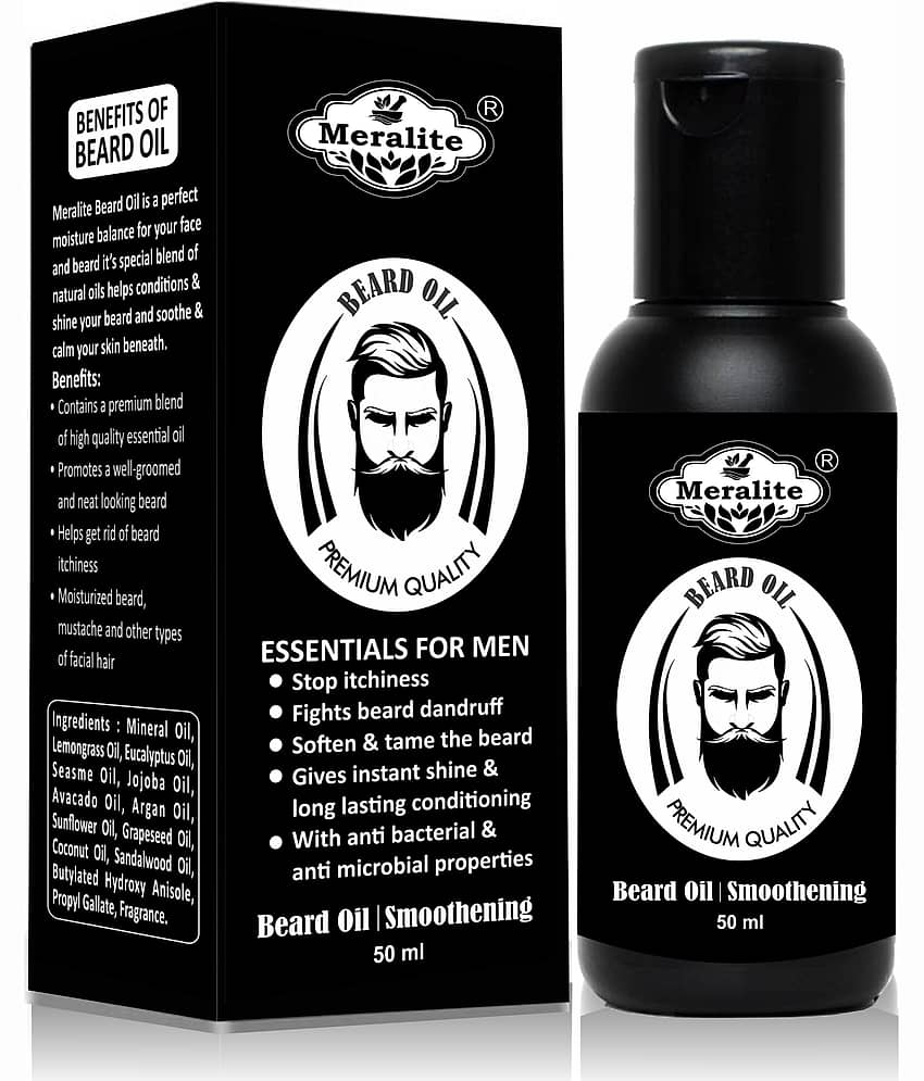MERALITE - 50mL Promotes Beard Growth Beard Oil ( Pack of 1 ) - Beard Care and Tools | Buy online on ZillyBuy