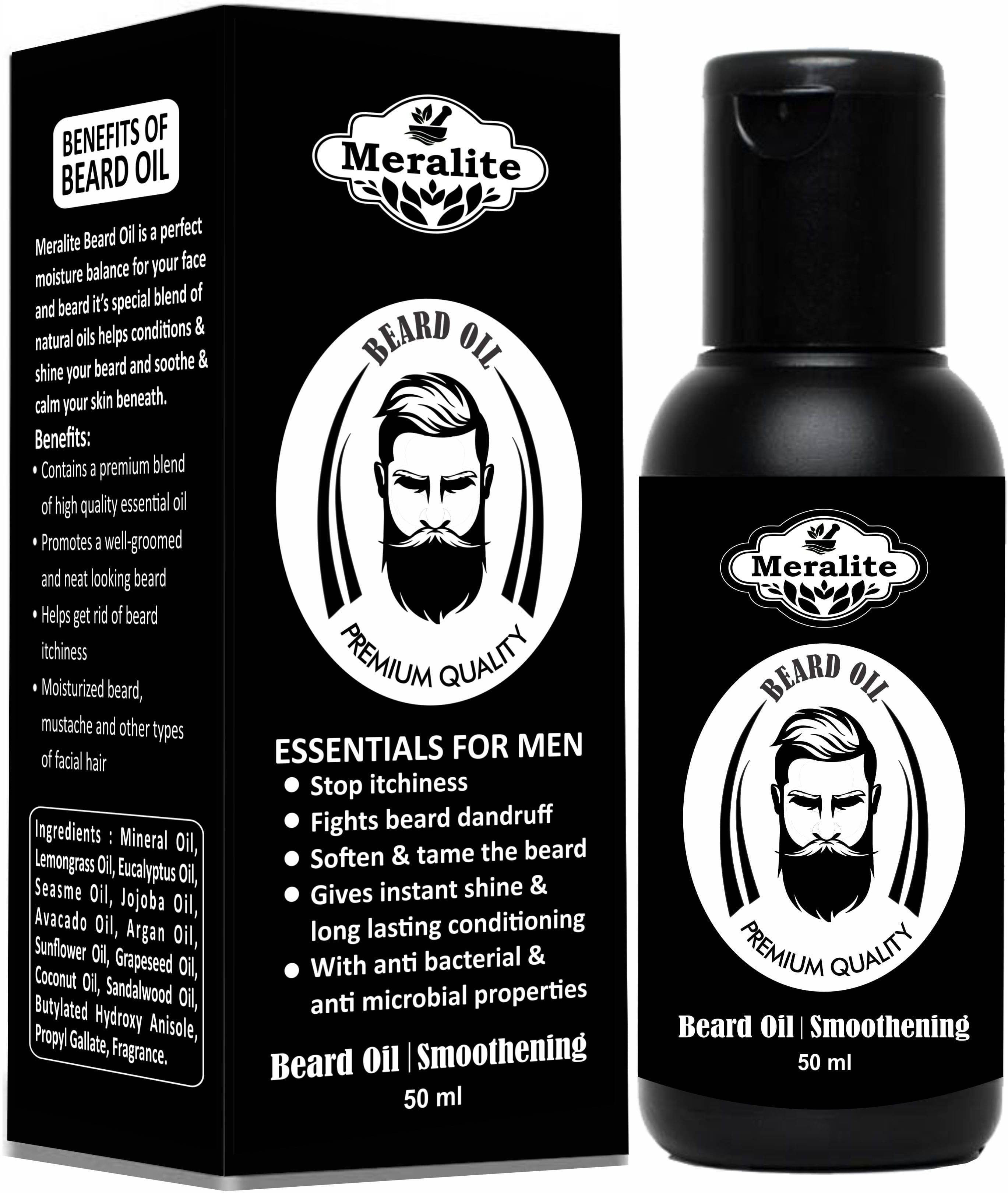MERALITE - 50mL Promotes Beard Growth Beard Oil ( Pack of 1 ) MERALITE - 50mL Promotes Beard Growth Beard Oil ( Pack of 1 )
