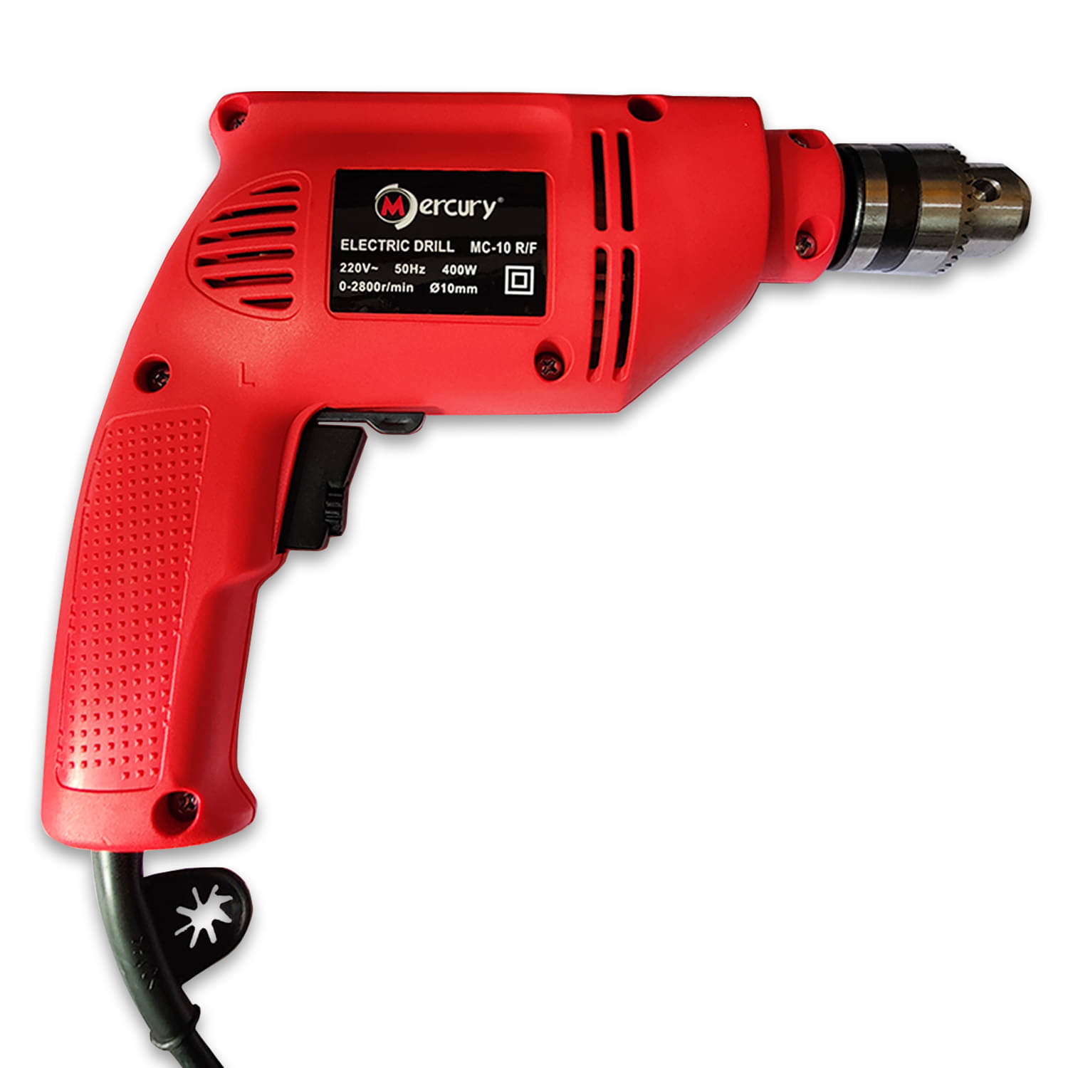     			Mercury MC-10R/F 10mm Drill Machine - Mercury MC-10R/F 400W 10mm Corded Drill Machine