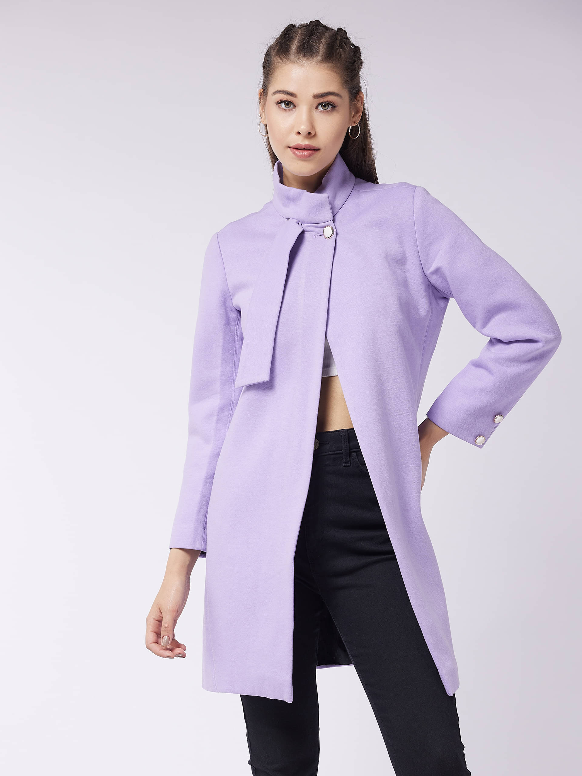     			Miss Chase "-" Poly Cotton Off White Jackets Pack of 1