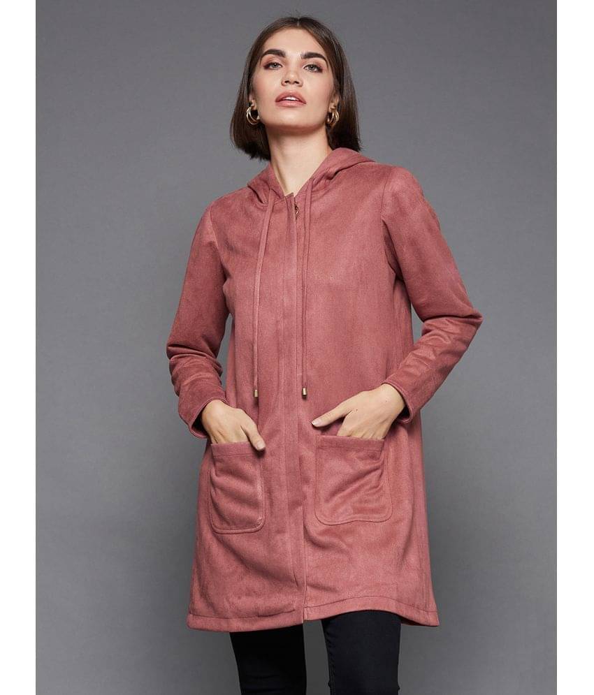 Miss Chase "-" Polyester Peach Jackets Pack of 1 Miss Chase "-" Polyester Peach Jackets Pack of 1