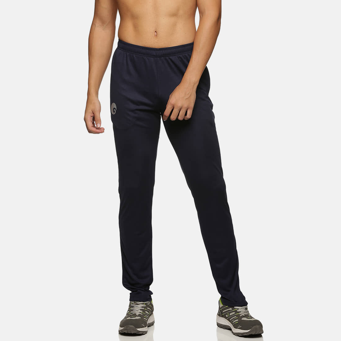 Omtex - Navy Cotton Blend Men's Trackpants ( Pack of 1 ) - Track Pants | Buy online on ZillyBuy