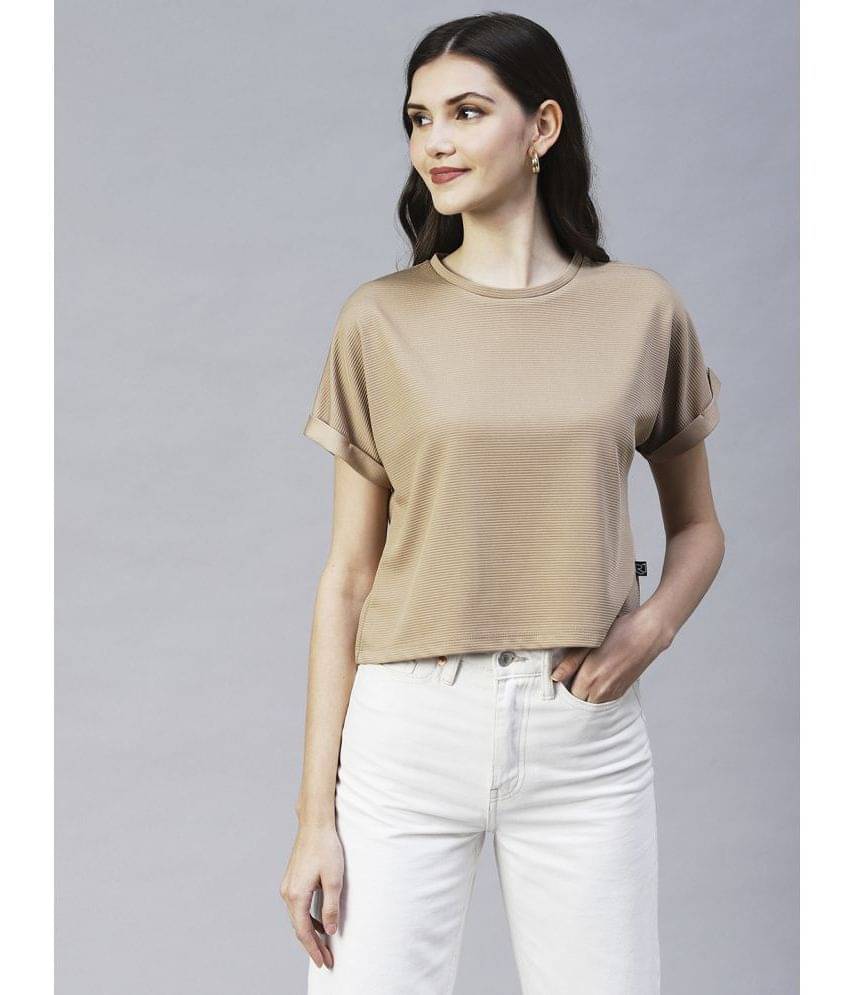 Rigo - Beige Polyester Women's Regular Top ( Pack of 1 ) Rigo - Beige Polyester Women's Regular Top ( Pack of 1 )