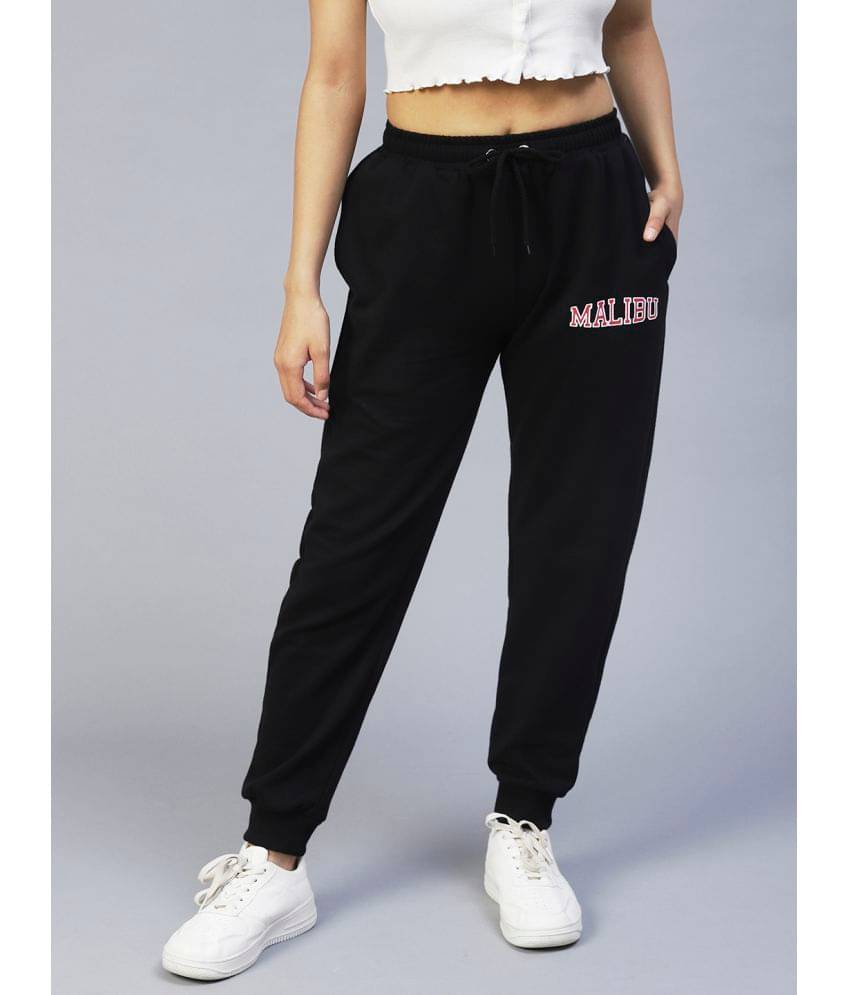     			Rigo - Black Cotton Women's Running Joggers ( Pack of 1 )