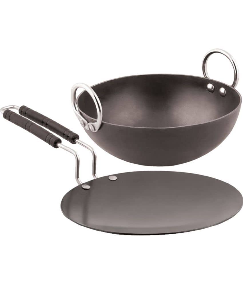 Veer - Iron Deep Kadhai 2 mm ( 1750 ) L - Cookware | Buy online on ZillyBuy