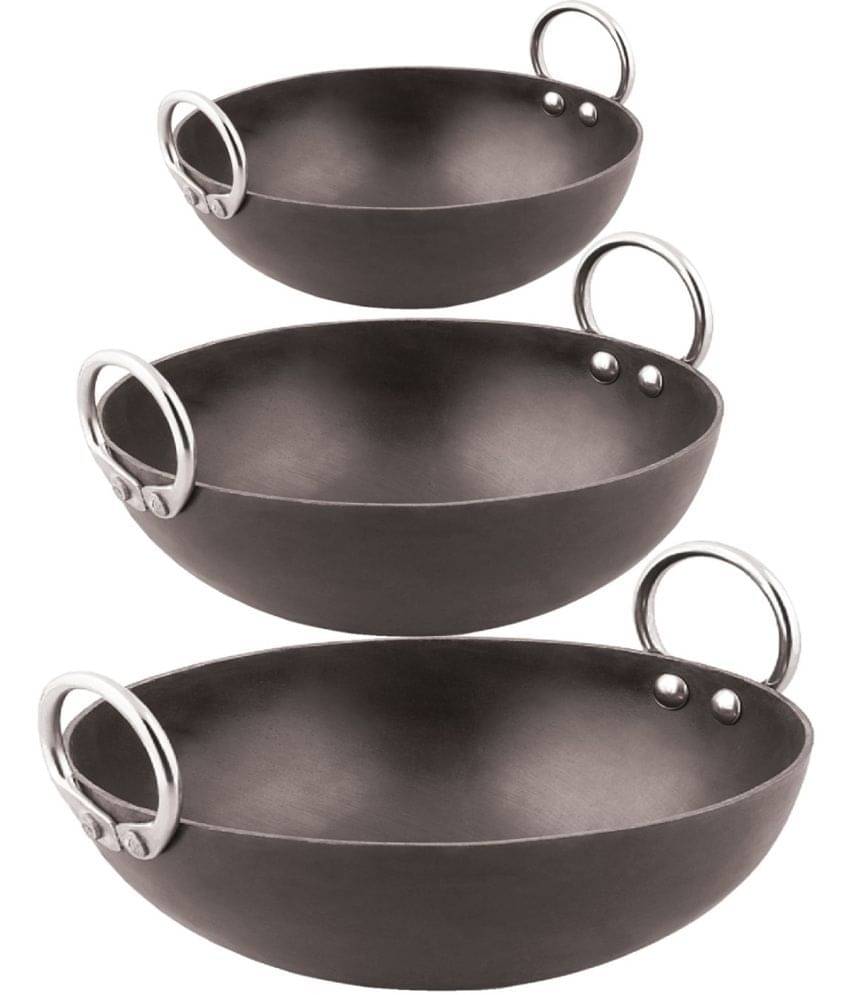     			Veer - Iron Deep Kadhai 2 mm ( 4 ) L