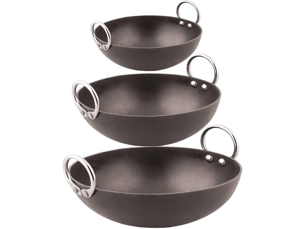 Veer - Iron Deep Kadhai 2 mm ( 5600 ) L - Cookware | Buy online on ZillyBuy