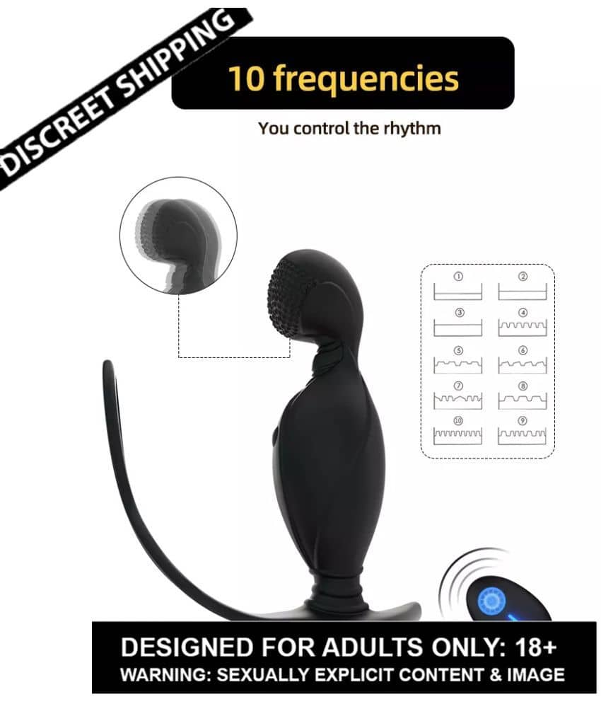 Vibrating Anal Prostate Massager with Beads, BOMBEX Edgar Male Remote  Control G Spot Vibrator Anal Butt Plugs with Dual Powerful Motors,  Waterproof&Rechargeable Anus Sex Toy for Man, Women and Couple