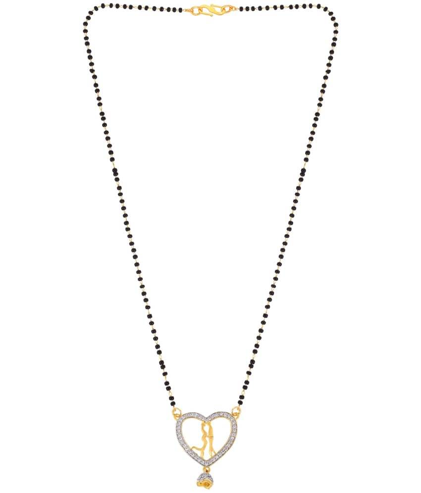     			YAJUS - Golden Mangalsutra ( Pack of 1 )