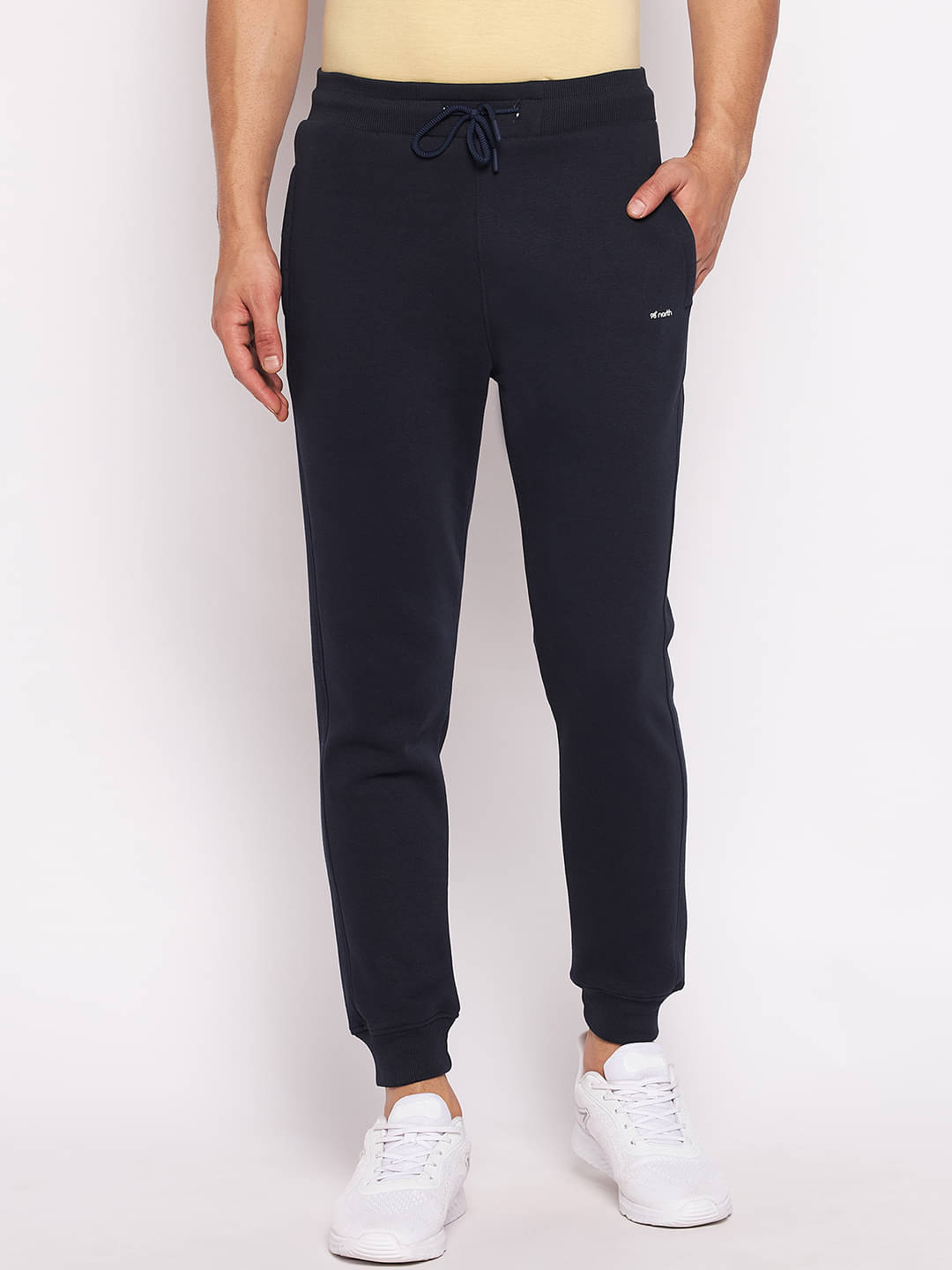 98 Degree North - Navy Fleece Men's Joggers ( Pack of 1 ) 98 Degree North - Navy Fleece Men's Joggers ( Pack of 1 )