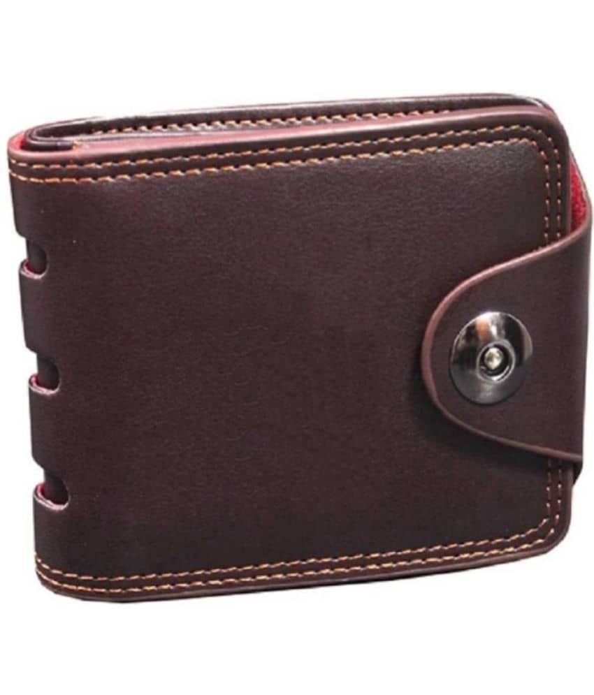 Amor Benison - Brown PU Men's Anti-theft Wallet ( Pack of 1 ) - Handbags | Buy online on ZillyBuy
